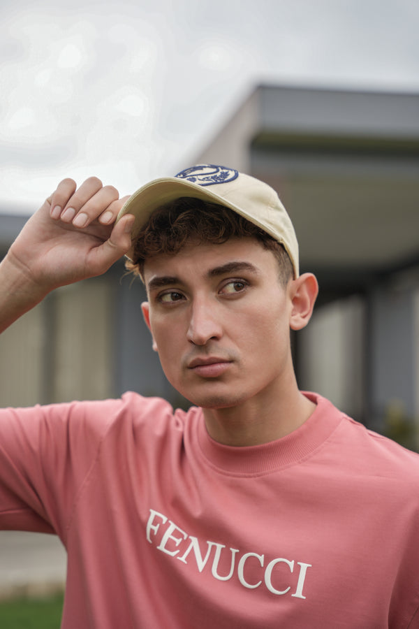 Crest 3D Foam Embroidered Emblem Oxford Cap – Desert Dune